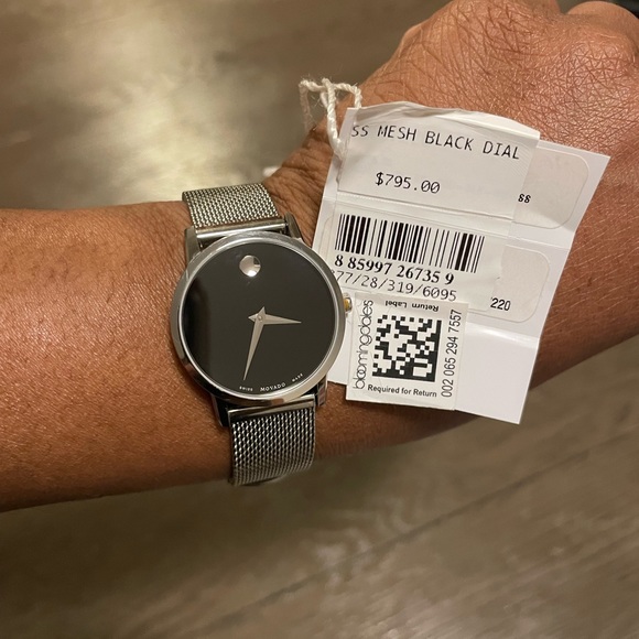 Super Cute AUTHENTIC Movado timepiece…this simple yet stunning watch is a must! main image 6